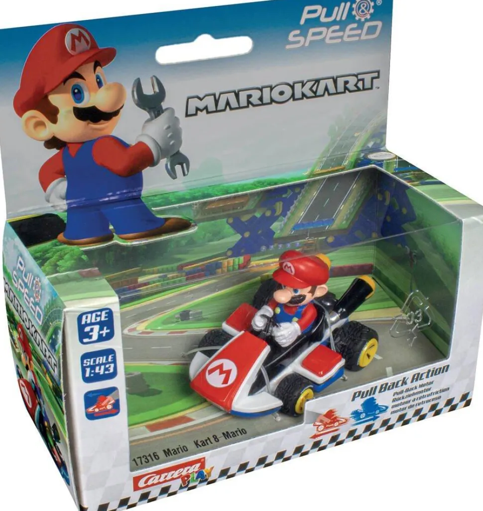 Véhicule Mario Kart Pull Speed Carrera