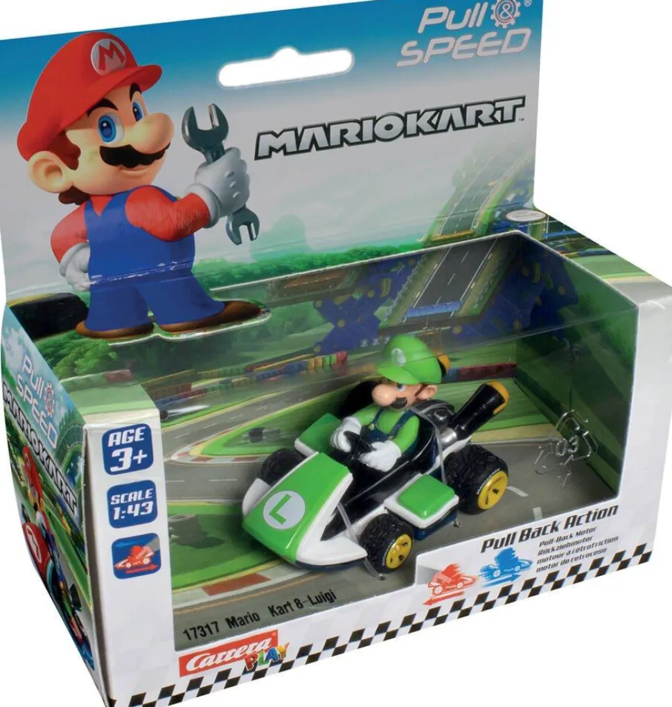 Véhicule Mario Kart Pull Speed Carrera