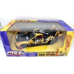 Voiture BMW M4 GT3 Wasa jaune - échelle 1:24