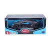 Voiture de course Bugatti bleue 1/18