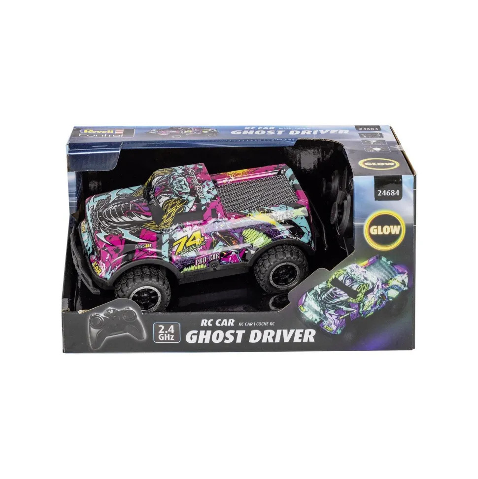 Voiture radiocommandée Car Ghost Driver rose