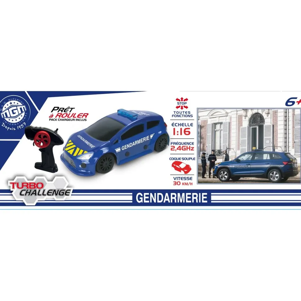 Voiture radiocommandée Gendarmerie 1:16