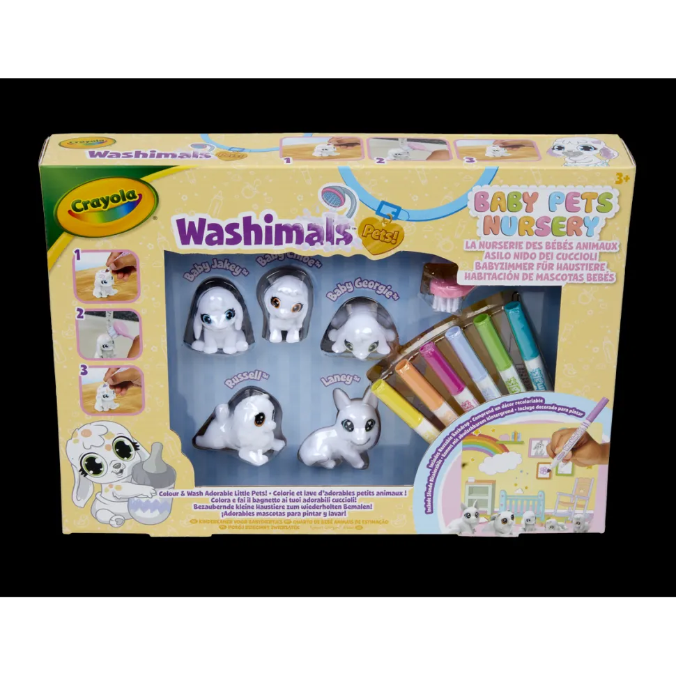 Washimals coffret baby pets nursery