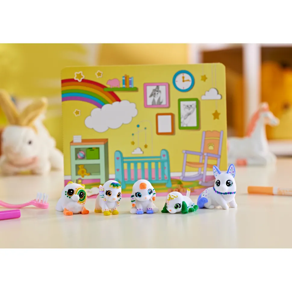 Washimals coffret baby pets nursery