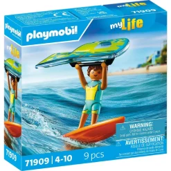 Wingsurfer : homme, planche & aile - Playmobil My Life 71909